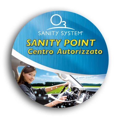 sanity point con ozono per auto